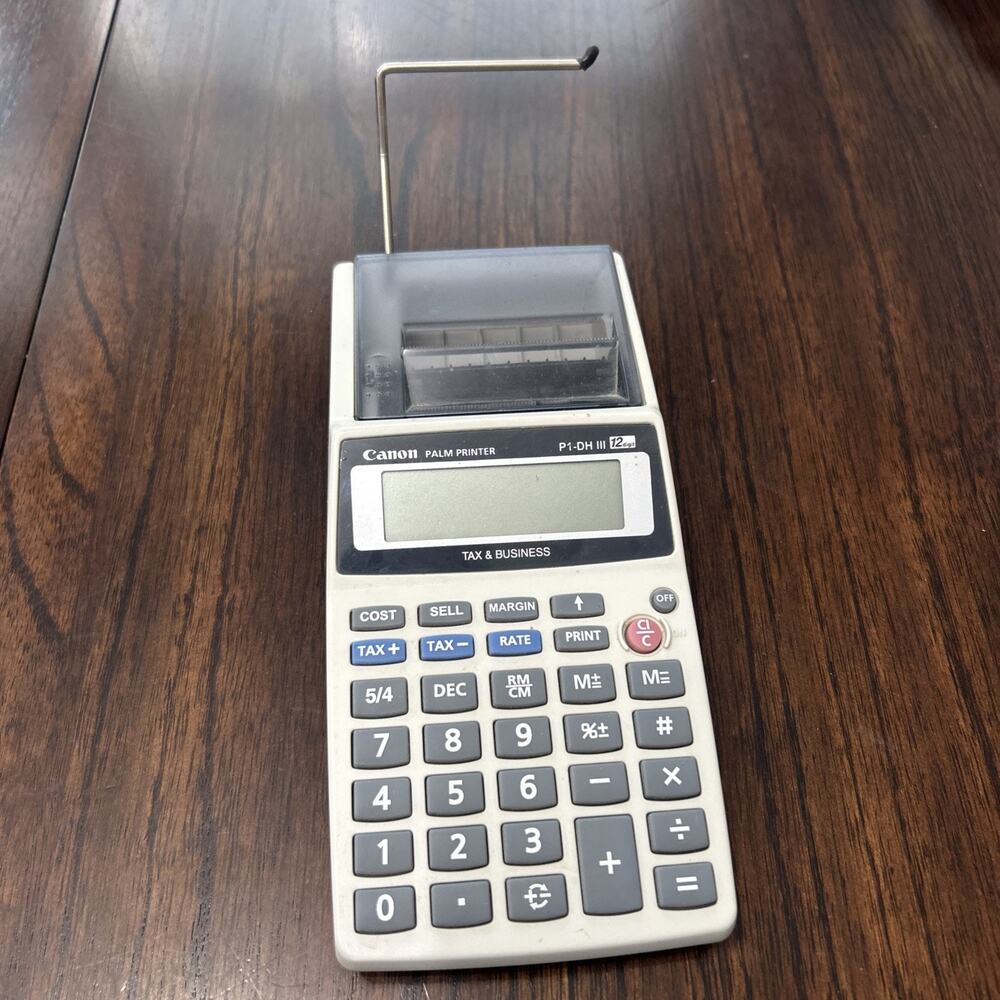 Canon Palm Printer P1-DH III Calculator Adding Machine Only